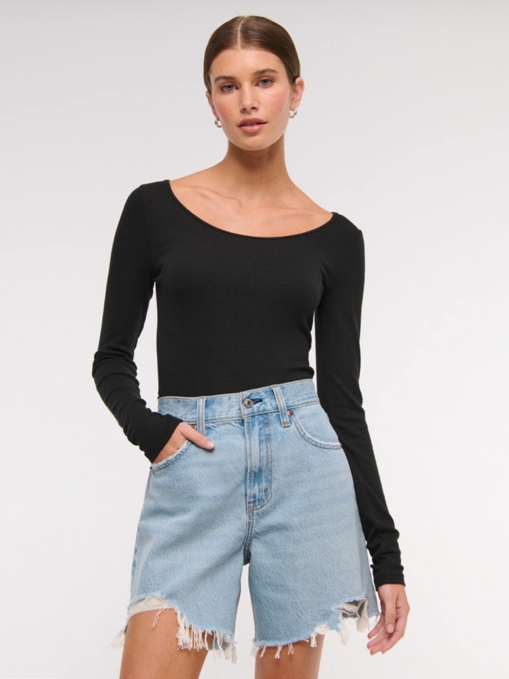Abercrombie The Loose Short High Rise 29